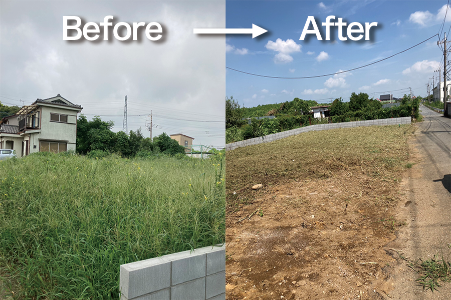 草刈り施工例2